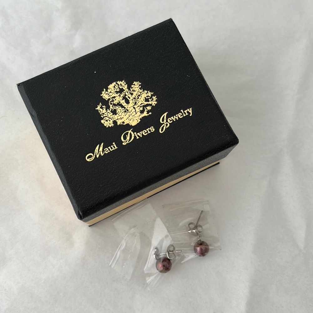 Maui divers jewelry pearl earrings 💕
